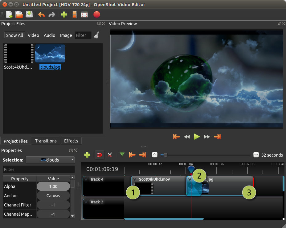 Video editor openshot